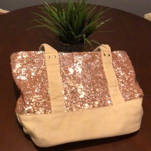 Gently used DeuxLux sequined handbag